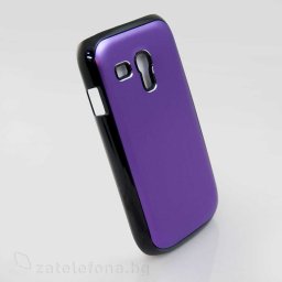 Алуминиев калъф за Samsung Galaxy S3 mini - лилав