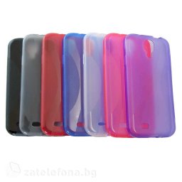 Силиконов калъф за Samsung Galaxy S4 с X-образен дизайн
