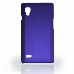 Пластмасов калъф за LG Optimus L9 - лилав
