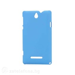 Пластмасов калъф за Sony Xperia E - светло син