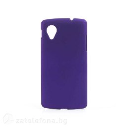 Пластмасов калъф за LG Nexus 5 - лилав