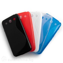 Силиконов калъф за LG Optimus G Pro със S-образен дизайн
