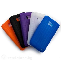 Силиконов калъф с релеф на гума за Samsung Galaxy S2