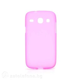 Силиконов калъф за Samsung Galaxy Core I8260 - ярко розов
