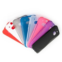 Силиконов калъф за HTC One M8 със S-образен дизайн