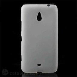 Силиконов калъф за Nokia Lumia 1320 - бял