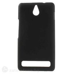 Пластмасов калъф за Sony Xperia E1 - черен