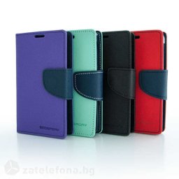 Калъф страничен флип модел GOOSPERY, марка Mercury за Nokia X