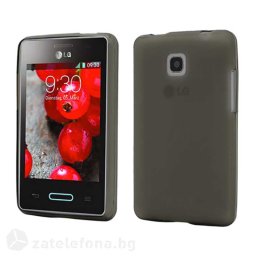 Силиконов калъф за LG Optimus L3 2, E430 - сив