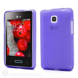 Силиконов калъф за LG Optimus L3 2, E430 - лилав