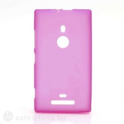 Силиконов калъф за Nokia Lumia 925 - розов