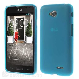 Силиконов калъф за LG L70 D320 One SIM - светло син