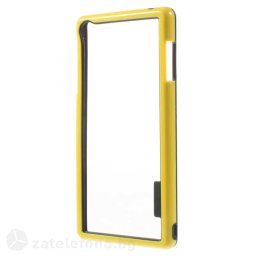 Двупластов бъмпер за Sony Xperia Z3 - жълт