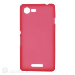 Силиконов калъф за Sony Xperia E3/E3 Dual - червен