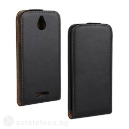 Кожен калъф flip за HTC Desire 510 - черен