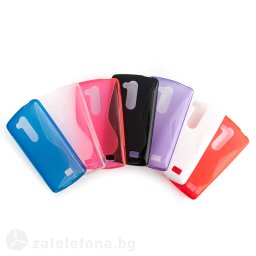 Силиконов калъф за LG L Fino със S-образен дизайн