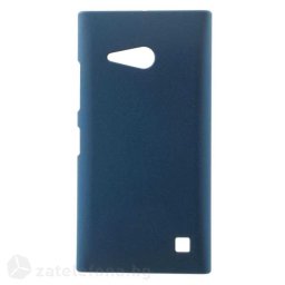 Пластмасов калъф за Nokia Lumia 730/735 с пясъчна текстура - тъмно син