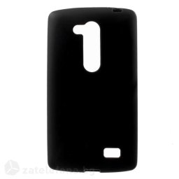 Силиконов калъф за LG L Fino - черен