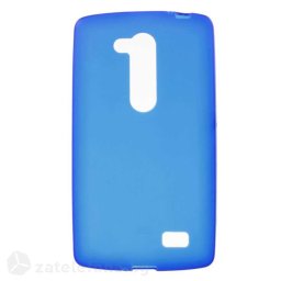 Силиконов калъф за LG L Fino - тъмно син