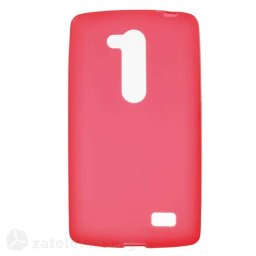 Силиконов калъф за LG L Fino - червен