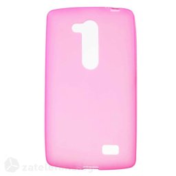 Силиконов калъф за LG L Fino - розов