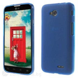 Силиконов калъф за LG L70 D325 Dual SIM - тъмно син