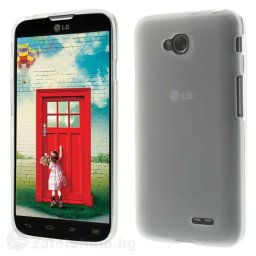 Силиконов калъф за LG L70 D325 Dual SIM - бял