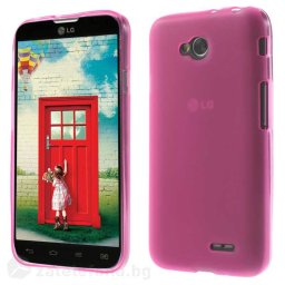 Силиконов калъф за LG L70 D325 Dual SIM - розов