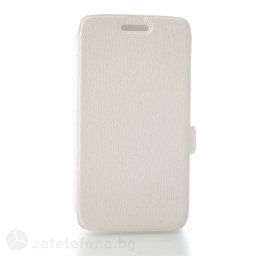 Тънък калъф страничен flip за Huawei Ascend Y511 – бял