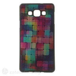 Силиконов калъф за Samsung Galaxy A7 - цветни квадрати