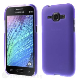 Силиконов калъф за Samsung Galaxy J1 - лилав