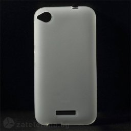 Силиконов калъф за HTC Desire 320 - бял