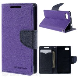 Калъф страничен флип модел GOOSPERY, марка Mercury за Sony Xperia Z5 Compact - лилав