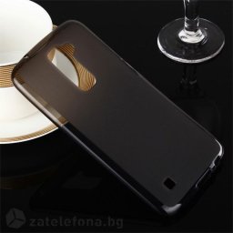 Силиконов калъф за LG K10 - черен