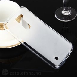 Силиконов калъф за LG K10 - прозрачен