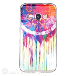 Гланциран силиконов калъф за Samsung Galaxy J1 2016 - калейдоскоп
