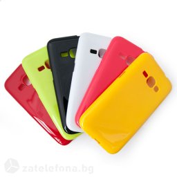 Гланциран силиконов калъф за Samsung Galaxy J1 2016
