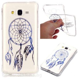 Гланциран силиконов калъф за Samsung Galaxy J1 2016 - dreamcatcher