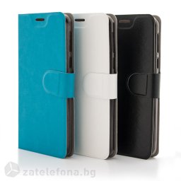 Кожен калъф тип портмоне за HTC U Play