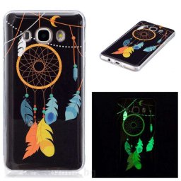 Гланциран силиконов калъф за Samsung Galaxy J7 2016 - шарен dreamcatcher