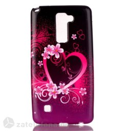 Силиконов калъф за LG Stylus 2 - сърце