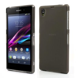 Силиконов калъф за Sony Xperia Z1 - черен