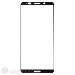 Удароустойчив стъклен протектор покриващ целия екран за Huawei Mate 10 Pro - цвят черен