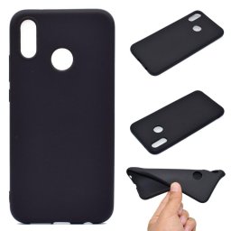 Силиконов калъф за Huawei P20 Lite - черен