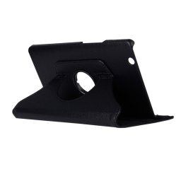 Кожен калъф за Huawei MediaPad M3 8.4 инча с въртяща поставка - черен