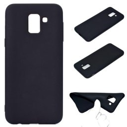 Силиконов гръб за Samsung Galaxy J6 - цвят черен