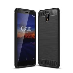 Силиконов гръб Rugged Armor за Nokia 3.1 - черен