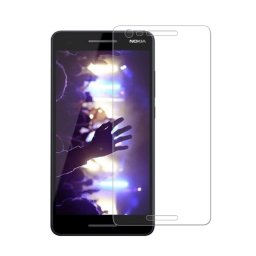 Удароустойчив стъклен протектор покриващ целия екран марка Mocolo за Nokia 2.1 - цвят прозрачен
