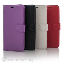 Кожен калъф тип портмоне с кръгло капаче за Nokia 5.1