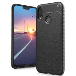 Силиконов гръб Rugged Armor за Huawei P20 Lite - черен